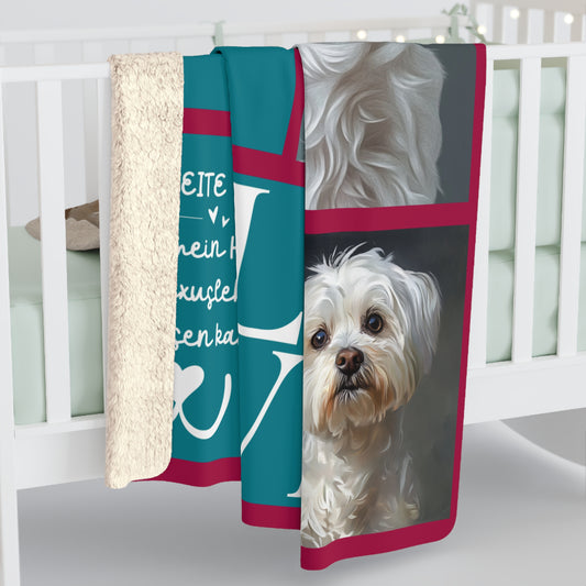 Personalisierte Sherpa-Fleece-Decke Printify